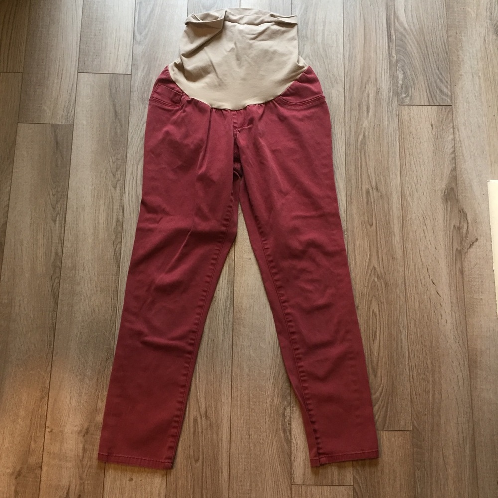 Cropped Maternity Jeans